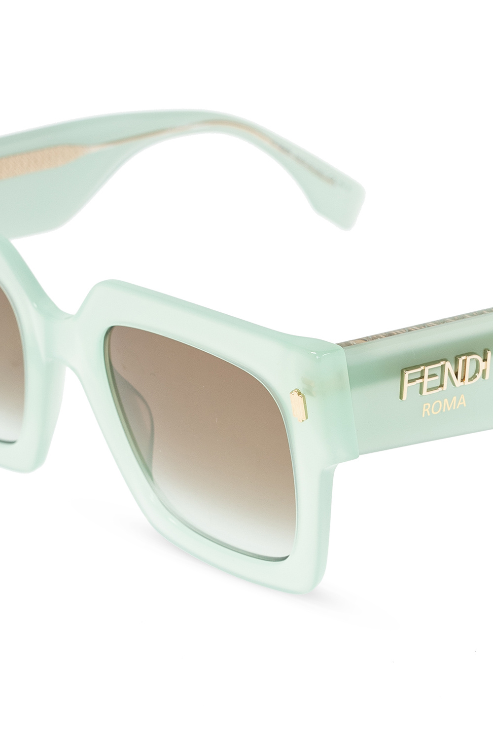 Green fendi shop sunglasses